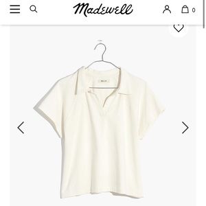 Madewell Boxy Polo tee